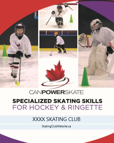 An image of a customizable poster clubs/schools can post on their bulletin boards to promote CanPowerSkate.