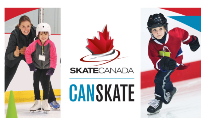 A picture of a web banner to be used to promote CanSkate.