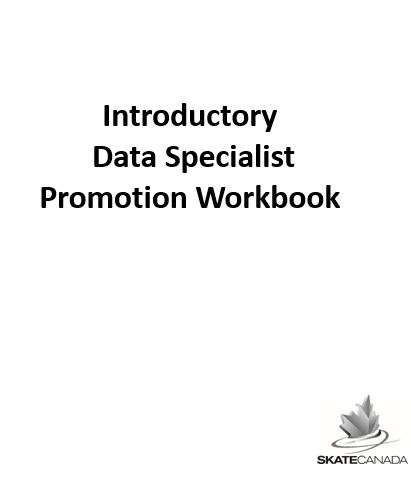 A picture of the Introductory Level Data Specialist Workbook.
