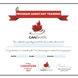 A picture of the Program Assistant Certificate.