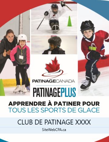 An image of a customizable poster clubs/schools can post on their bulletin boards to promote CanSkate.