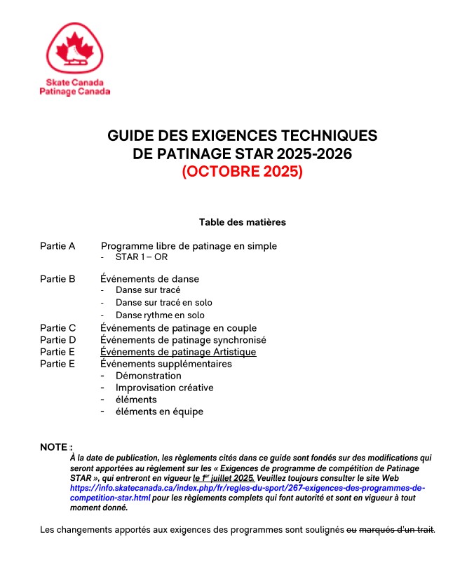 STAR Programs reqs FR