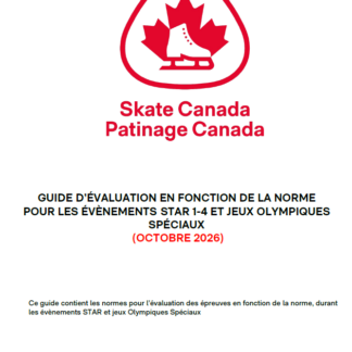 Guide d’évaluation en fonction de la norme pour les événement STAR et Jeux Olympiques Spéciaux (francais)
