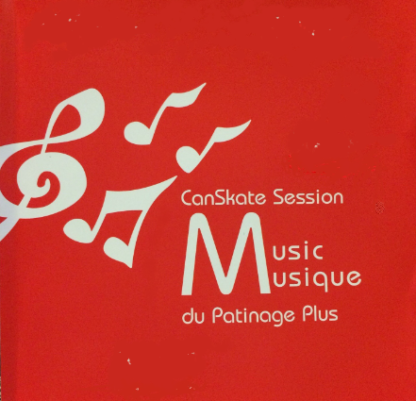 Une image du disque de la musique de Patinage Plus.